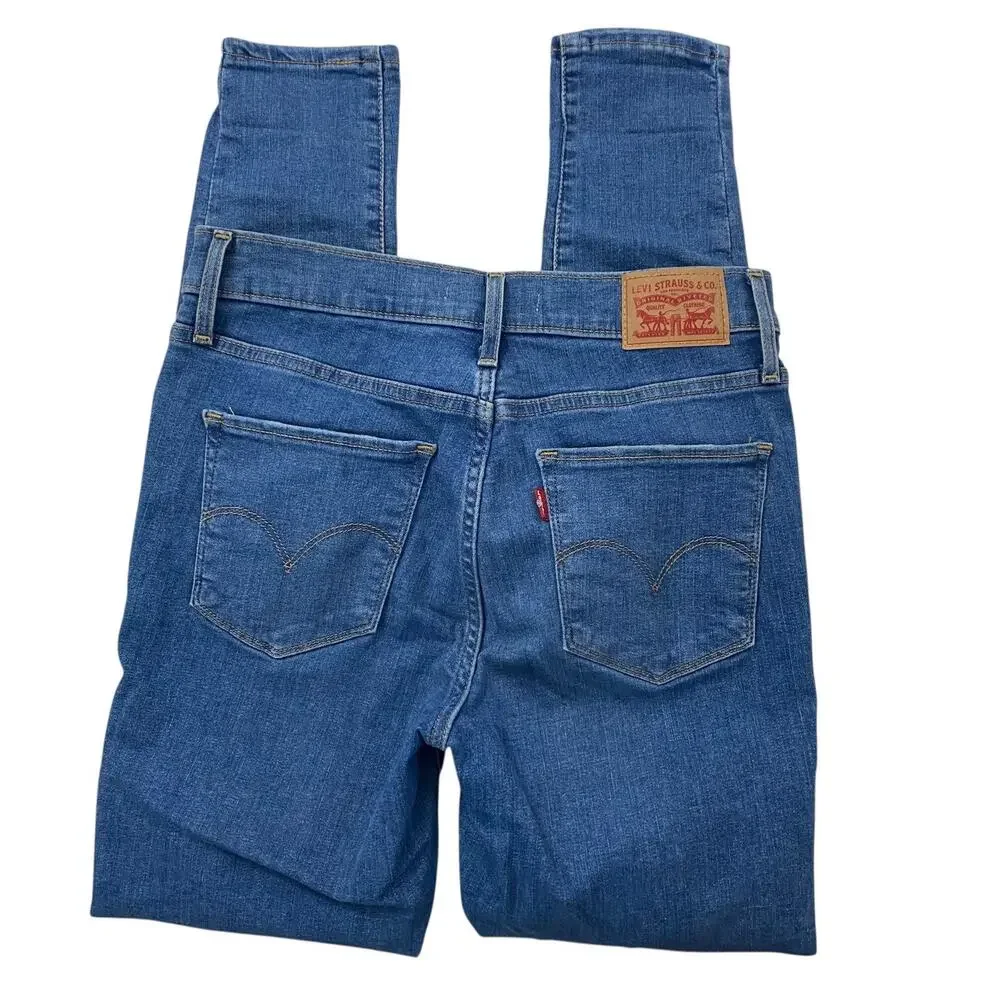 Levis 720 High Rise super skinny Jeans Women's 27 - Picture 2 of 4